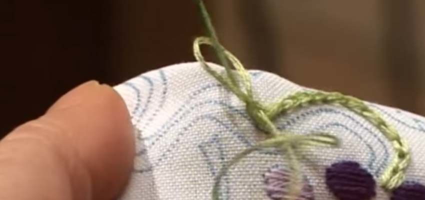 Embroidery: what is the chain stitch