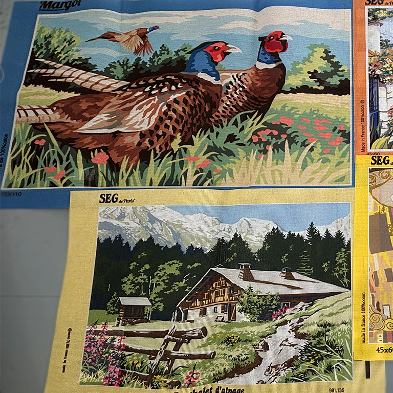 #1675 - Déstockage de canevas (10 pièces), toiles seules - Image 2