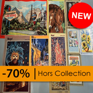 #1679 - Déstockage de canevas (10 pièces), toiles seules