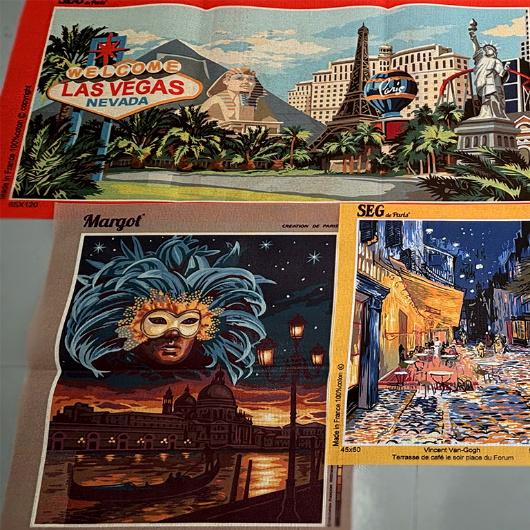 #1679 - Déstockage de canevas (10 pièces), toiles seules - Image 2