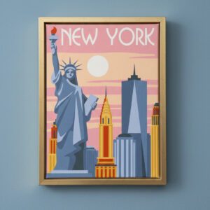 Canevas Margot de PARIS - Affiche New-York