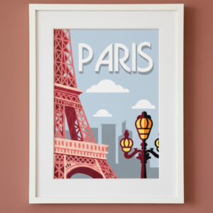 Canevas Margot de PARIS - Affiche Paris