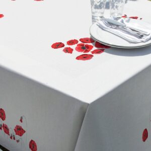 Nappe à Broder "Coquelicots" - L'Éclat des champs | Margot Broderie