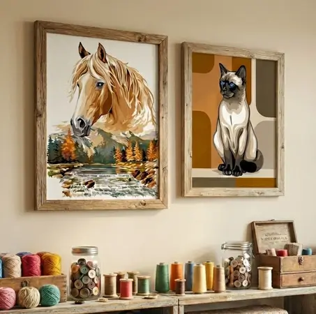 Kits canevas et toiles seules