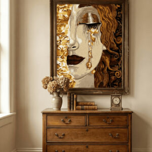 Canevas Margot de PARIS - Les larmes d'or de Freyja Klimt