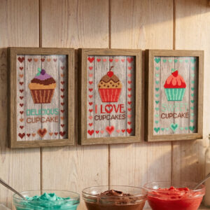 Kit de point de croix "CUPCAKES LOT 1" - Marie Coeur