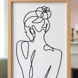 Kit de point de croix "LINE ART DOS NU" - Marie Coeur