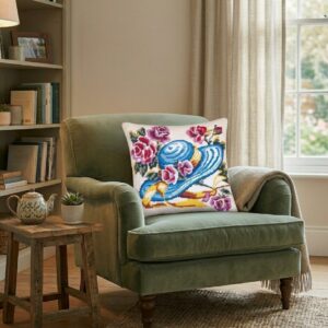 Embroidery Cushion Kit - SEG de PARIS - Floral Hat Model
