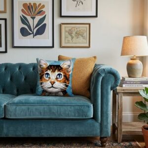 Embroidery Cushion Kit - SEG de PARIS - Cat