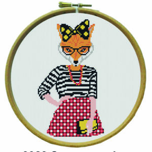 Kit de point de croix "SUZY LA RENARDE" - Marie Coeur