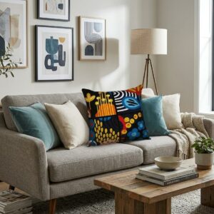 Margot de Paris Cushion Embroidery Kit - Abstract Design 50x50