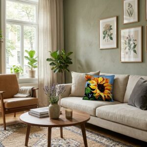 Margot de Paris Sunflower Needlepoint Cushion Kit