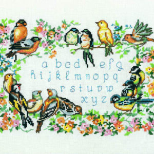 Kit point de croix – Princesse – ABC LES OISEAUX