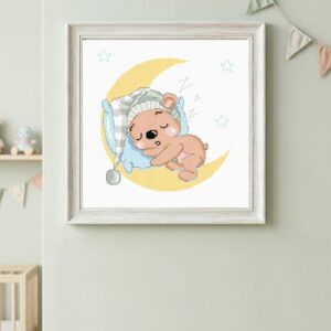 Kit point de croix – Princesse – BONNE NUIT OURSON