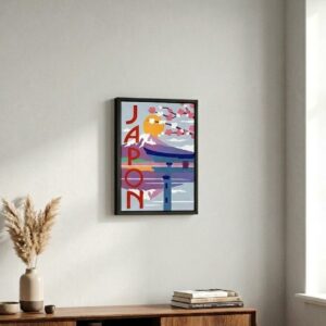 "Japan" Needlepoint Canvas – Margot de Paris by Interstiss – 30x40 cm