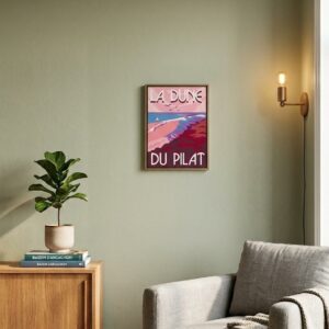 Margot de Paris Needlepoint Canvas - La Dune du Pilat (30x40 cm) by Interstiss