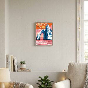 Margot de Paris Needlepoint Canvas - Etretat by Interstiss | 100% Cotton