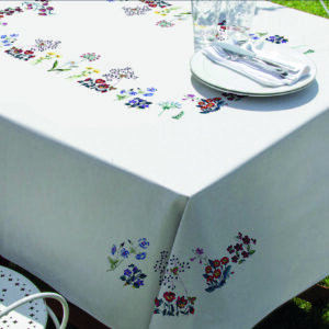 Herbal embroidery tablecloth - Margot Broderie
