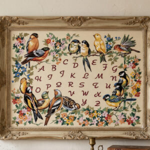 Canevas SEG de PARIS - ALPHABET OISEAUX