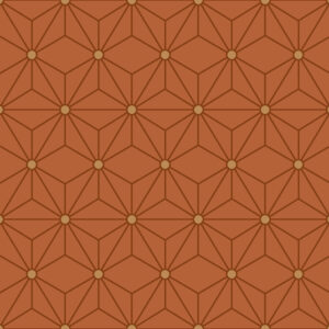 Fabric swatch 3×1.6m – Collection Privée – Asanoha Camel
