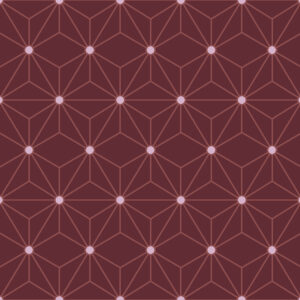 Fabric swatch 3 × 1.6m – Collection Privée – Plum and Lilac Geometric Pattern