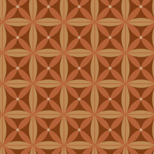 Fabric swatch 3×1.6m – Collection Privée – Camel Flower