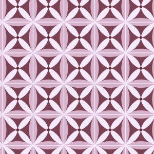Fabric swatch 3×1.6m – Collection Privée – Mauve Flower