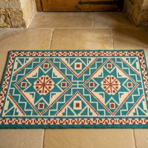 "MOSAIQUE " Latch Hook Rug Kit - Smyrnalaine®