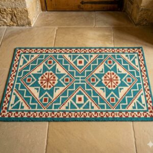 "MOSAIQUE " Latch Hook Rug Kit - Smyrnalaine®